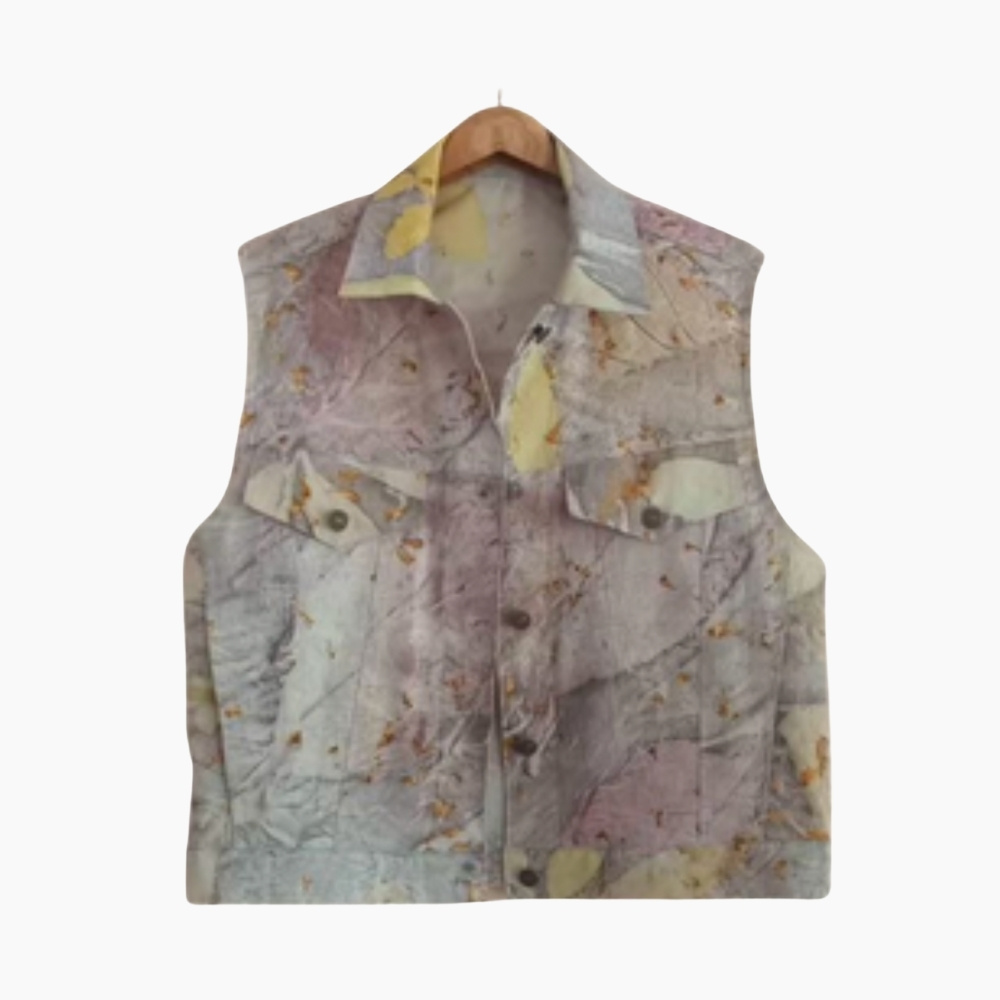Comfortable Natural Print Vest
